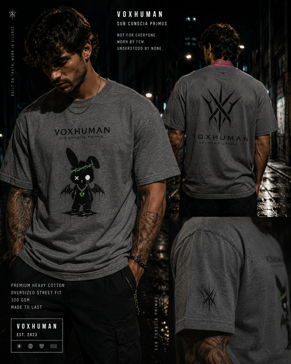 Rabit Angel T shirt VOXHUMAN
