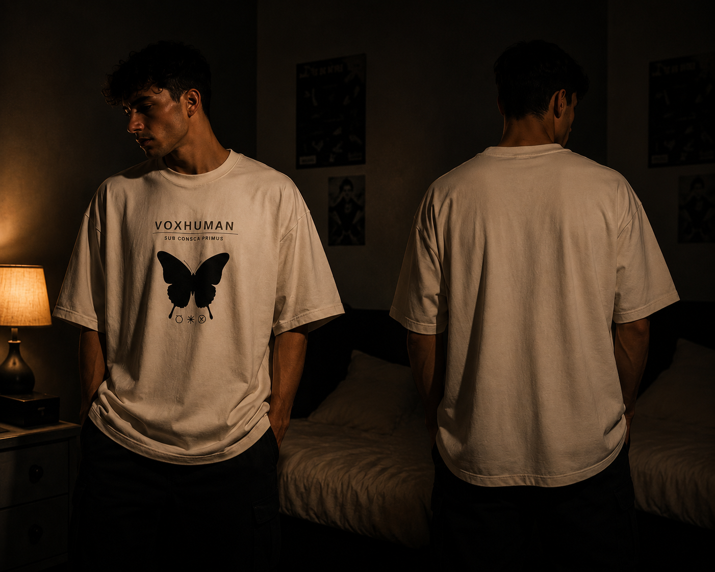 butterfly Black shirt VOXHUMAN