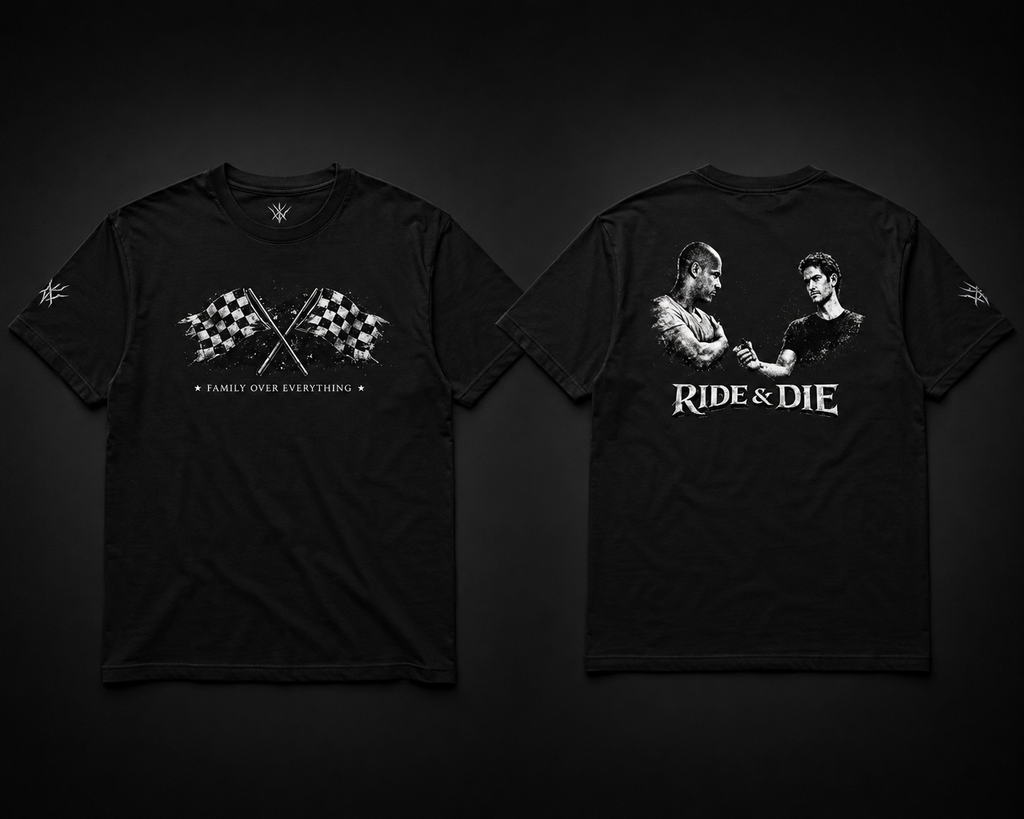 RIDE & DIE RACING T SHIRT DROP