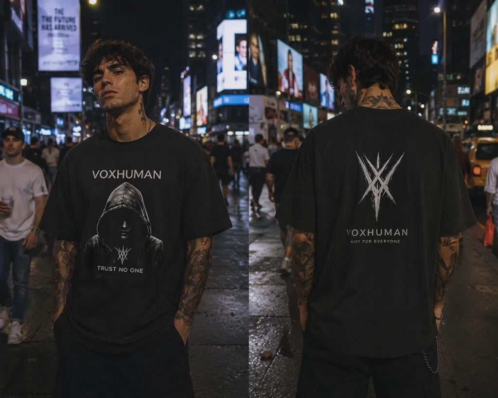 Trust NO One Dark T shirt VOXHUMAN