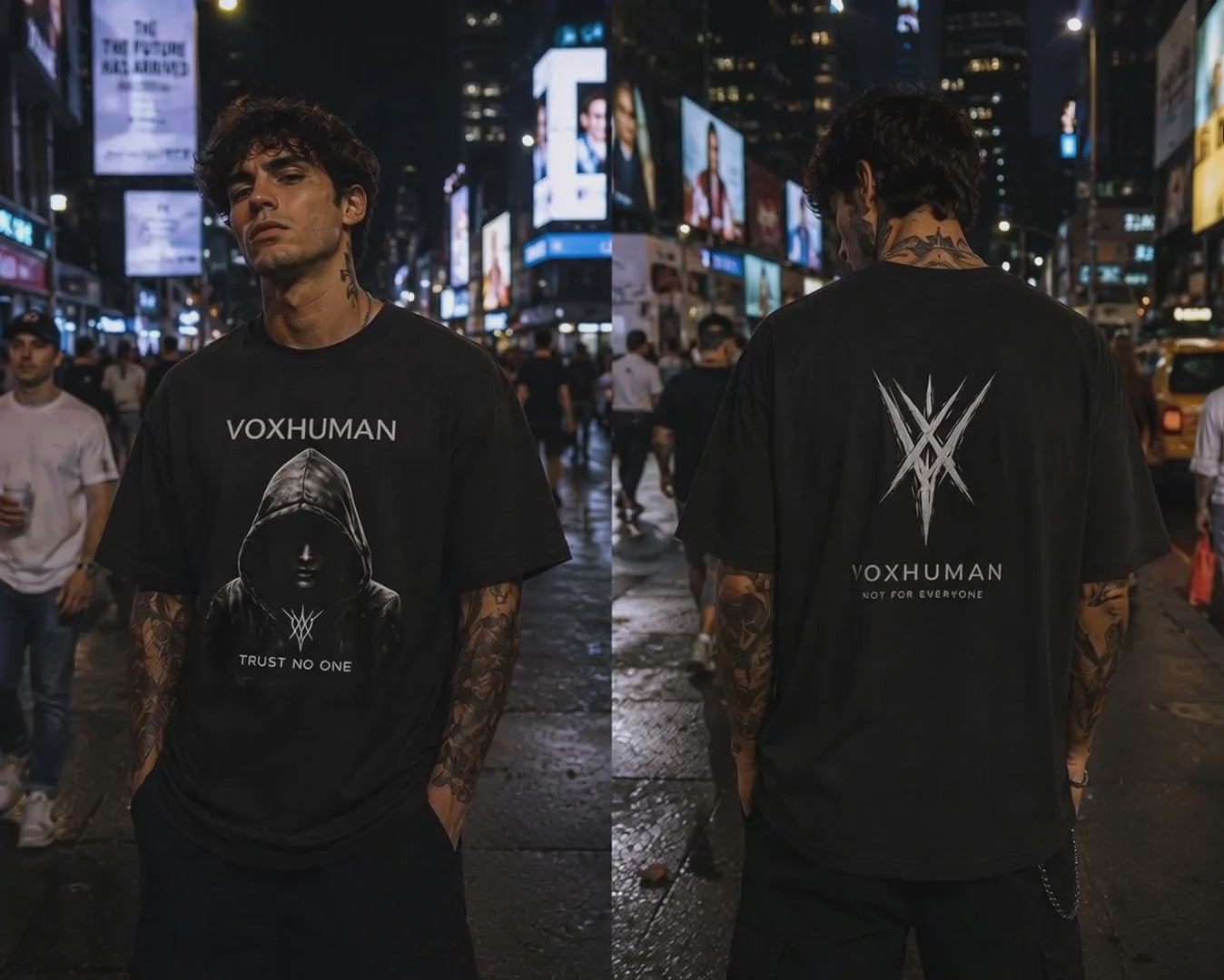 Trust NO One Dark T shirt VOXHUMAN